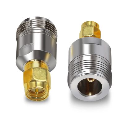 TUOLNK N Type Female Jack to SMA Male Plug Coaxial Connector SMA to N-Type Converter for Wi-Fi Antenna Extension Cable 2pcs