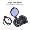 Andoer R-82 82mm Rapid Filter System Camera Lens ND Filter Metal Adapter Ring Compatible with DSLR Cameras view 4