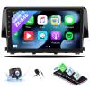 Android 13 Car Stereo Radio for Honda Civic 2016 2017 2018 2019 2020 with Wireless CarPlay Android Auto Mirror Link 2G+64G with Bluetooth FM GPS Navigation WiFi HiFi SWC view 1
