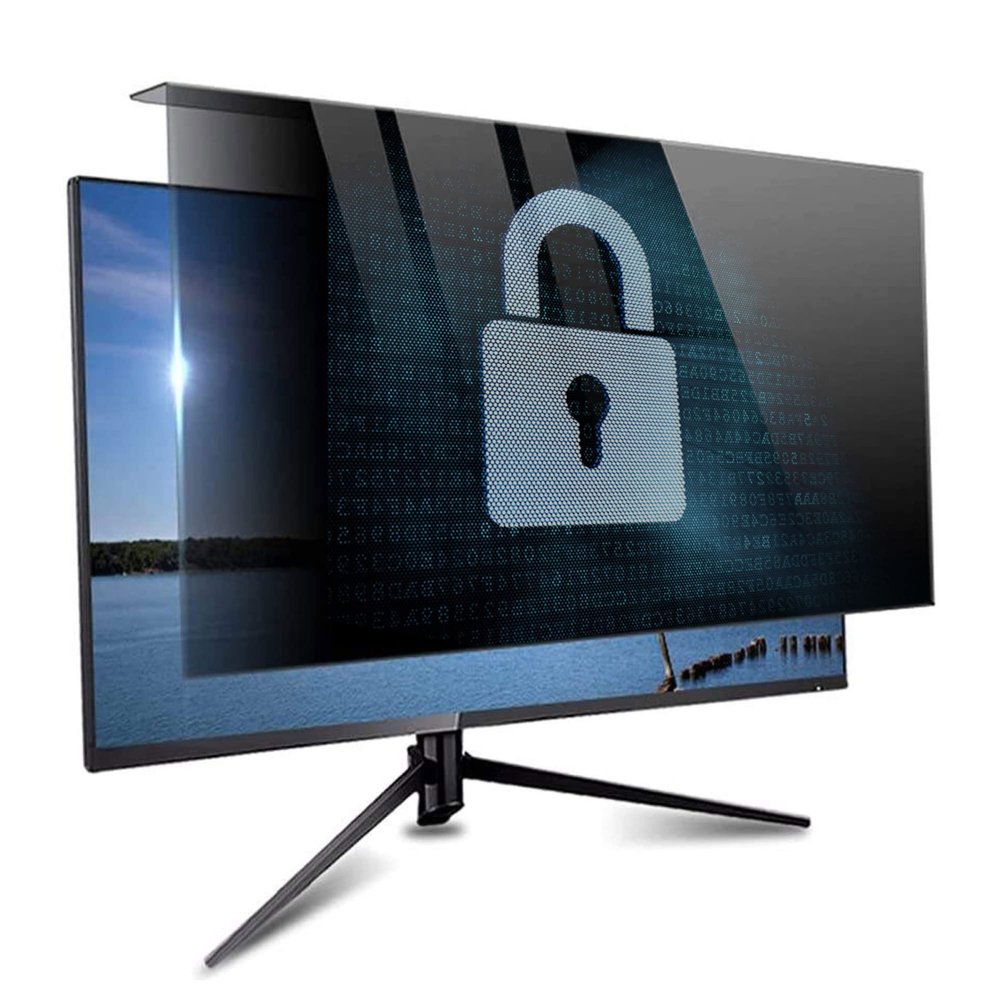 JC JCSKY Hanging Blue Light Blocking Screen Protector Panel, Computer Privacy Screen Film Info Protection Anti Scratch Screen Protector for 18"-27" Diagonal Desktop / 18 / 20in 458x280mm