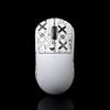 Hokeyio Anti-Slip Grip Tape for Logitech G Pro X Superlight 1 & 2 | Pre-Cut Leather Mouse Skins | Sweat-Absorbent & Easy Installation Printsteam White 0.5mm view 1