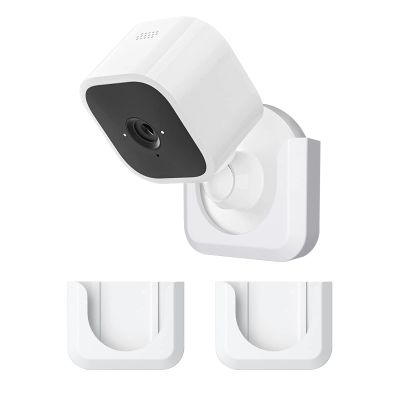 Blink Mini Camera Adhesive Wall Mount Bracket, Strong Adhesive Durable Camera Mount Stand for Blink Mini Indoor Camera, No Drill, No Screws (for Blink Mini-White)