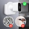 Blink Mini Camera Adhesive Wall Mount Bracket, Strong Adhesive Durable Camera Mount Stand for Blink Mini Indoor Camera, No Drill, No Screws (for Blink Mini-White) view 3