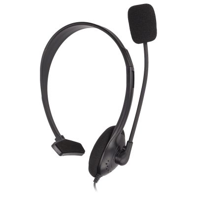 Phone Headset, Corded Telephone Headset Mono with Noise Canceling Mic, 3.5mm Plug, Volume Control, Foldable Headset for Landline Phones
