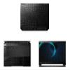 Decalrus - Protective Decal for The Corsair Voyager a1600 (16" Screen) Laptop Crocodile Decal Pattern Texture Vinyl Cover wrap CROcorsairVoyagerA1600_16Black view 1