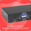 Gearmo 4-Port USB 3.2 Gen 2 Type-C Hub with 10Gbps Speed, Surge Protection, Rugged Design & Mounting Options view 2