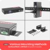 Gearmo 4-Port USB 3.2 Gen 2 Type-C Hub with 10Gbps Speed, Surge Protection, Rugged Design & Mounting Options view 4