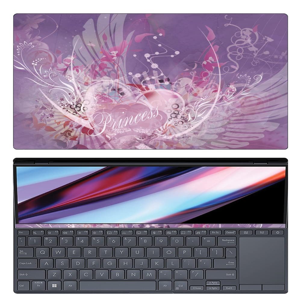 Decalrus - Protective Decal Skin Sticker for The ASUS Zenbook Pro 14 Duo OLED UX8402 (14.5" Screen) case Cover wrap ASzenbk14_ux8402-83
