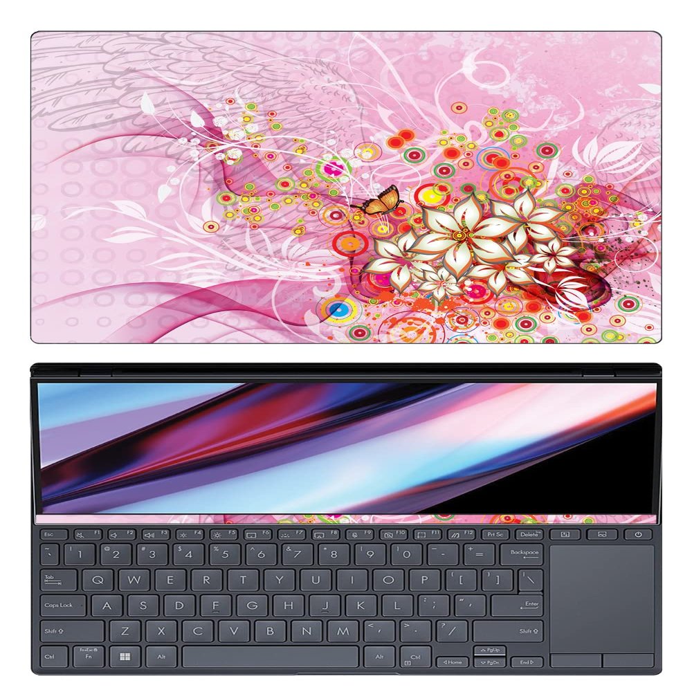 Decalrus - Protective Decal Skin Sticker for The ASUS Zenbook Pro 14 Duo OLED UX8402 (14.5" Screen) case Cover wrap ASzenbk14_ux8402-179