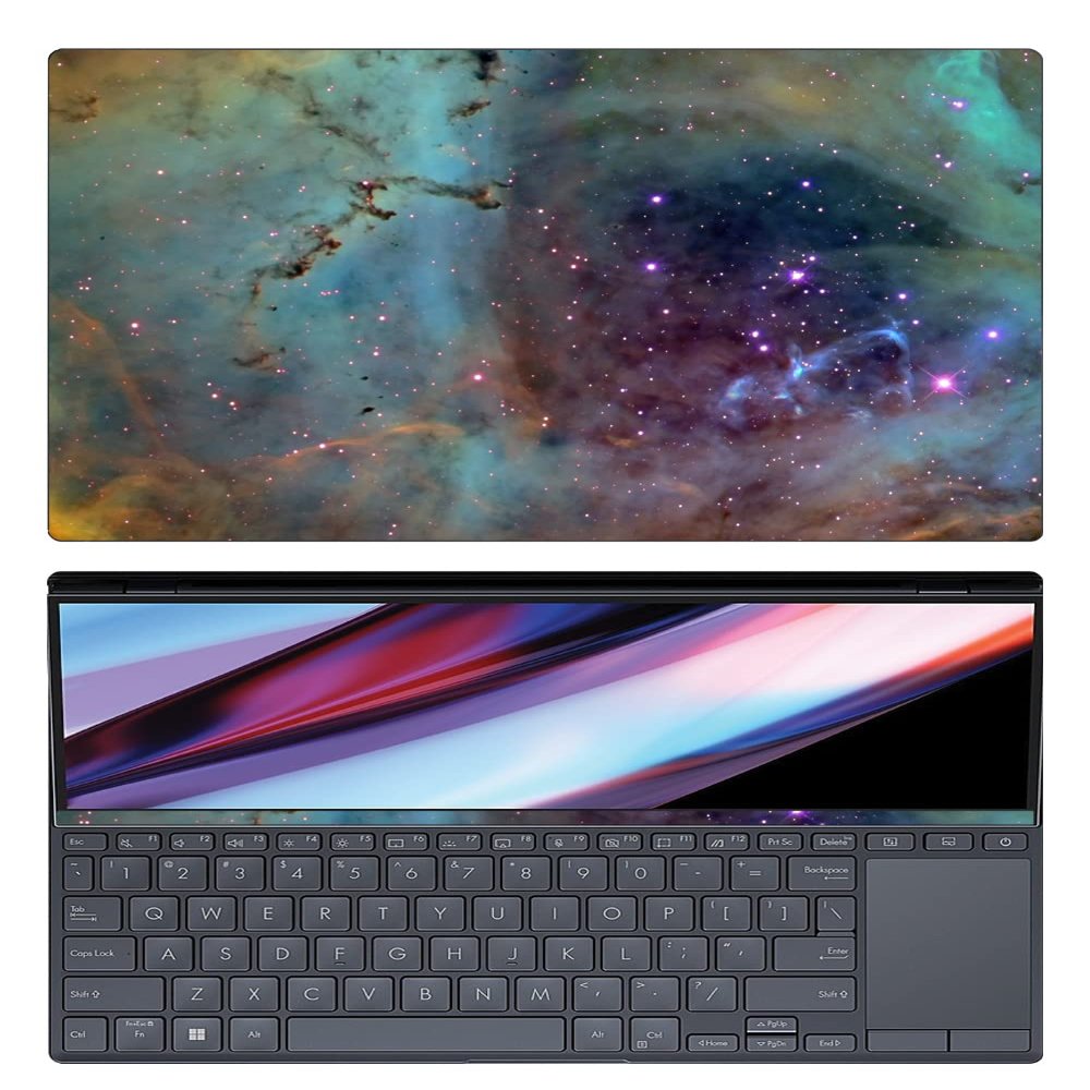 Decalrus - Protective Decal Skin Sticker for The ASUS Zenbook Pro 14 Duo OLED UX8402 (14.5" Screen) case Cover wrap ASzenbk14_ux8402-74