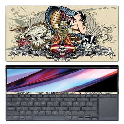 Decalrus - Protective Decal Skin Sticker for The ASUS Zenbook Pro 14 Duo OLED UX8402 (14.5" Screen) case Cover wrap ASzenbk14_ux8402-107