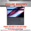 Decalrus - Protective Decal Skin Sticker for The ASUS Zenbook Pro 14 Duo OLED UX8402 (14.5" Screen) case Cover wrap ASzenbk14_ux8402-42 view 2