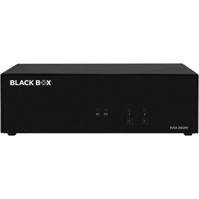 Black Box Network Services KVS4-2002HV Secure Kvm Switch - 2-port Dual-monitor Flexport Hdmi/displayport Taa If Outs