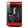 Hyte Y60 Modern Aesthetic Dual Chamber Panoramic Tempered Glass Mid-Tower ATX Computer Gaming Case with PCIE 4.0 Riser Cable Included, Red (CS-HYTE-Y60-BR) view 2