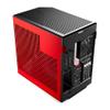Hyte Y60 Modern Aesthetic Dual Chamber Panoramic Tempered Glass Mid-Tower ATX Computer Gaming Case with PCIE 4.0 Riser Cable Included, Red (CS-HYTE-Y60-BR) view 3