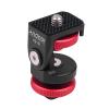 Andoer HS-01 Cold Shoe Mount Adapter Bracket Holder Aluminum Alloy with 1/4 Inch Screw for LED Light Video Monitor DSLR Camera view 1
