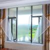 Insulating Film for Windows,Blackout Thermal Insulated Window Drapes Self-Adhesive Window Insulation Kit,Anti-Cold Windproof Noise Reducing Privacy Winter Warm Curtains,Custom (WxH(71x79in)) view 1