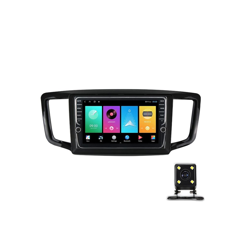 ZYLR Double Din Car Stereo 9 Inch Touch Screen for Honda Odyssey 2015-2020 Support Steering Wheel Control/Carplay/Android Auto/DSP/RDS/FM Car Radio with Backup Camera and Adapter,K100s 1g+16g
