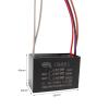 AKZYTUE CBB61 Capacitor 4uf+4uf+2.5uf 350V AC Ceiling Fan 5 Wire 50/60Hz for Starting Electric Fan Generator Pump Motor view 2