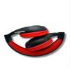 THINGS AUDIO Portable Personal FM Radio Headphones Pull-Out Antenna for Great Reception, Walking, Jogging, Relaxing, School, Talk Radio - Powered by 2AA Batteries (Not Included) (Black & Red) view 3