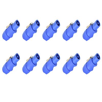 HUMARH Blue Power-in Rated 20A / 250V AC Connector Cable Plug for NAC3FCA10-Pack