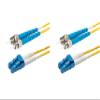 SpeedyFiberTX - 2-Pack 30 Meter Singlemode Duplex ST/U to LC/U Fiber Patch Cable, Corning SMF-28 9/125um Ultra Optical Fiber, OS1/OS2 Compatible, Yellow Riser OFNR Cable Jacket view 1