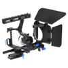 Andoer C500 Camera Camcorder Video Cage Rig Kit Film Making System with Matte Box, Follow Focus, Handle, 15mm Rod for Panasonic GH4 for Sony A7S/A7/A7R/A7RII/A7SII/A7IV ILDC Mirrorless Camera view 3