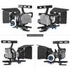 Andoer C500 Camera Camcorder Video Cage Rig Kit Film Making System with Matte Box, Follow Focus, Handle, 15mm Rod for Panasonic GH4 for Sony A7S/A7/A7R/A7RII/A7SII/A7IV ILDC Mirrorless Camera view 4