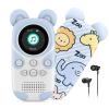 RUIZU 64GB Bluetooth MP3 Player for Kids, Cartoon Zoo Portable Music Player, Child MP3 Player with Bluetooth, Speaker, FM Radio, Voice Recording, Stopwatch, Pedometer, Expandable 128GB Micro SD Card view 1