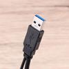 Mobestech 3pcs Data Cable USB Hub Adapter Dual USB Ports Male to Female Extension for Connecting Devices Fast Data Transfer Compatible Smartphones and Tablets view 4