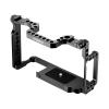 Andoer Camera Cage Aluminum Alloy with 1/4 Inch & 3/8 Inch Screw Holes Dual Cold Shoe Mount Compatible with Canon 5DS 5DR 5D Mark IV/III/II view 3