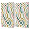 Head Case Designs Officially Licensed Ninola Nostalgic Checker Pattern Leather Wallet Case Compatible with Kindle Paperwhite 1/2 / 3 view 1