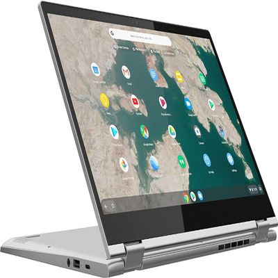 Lenovo C340 15.6'' FHD Touchscreen 2-in-1 Chromebook Laptop, Intel i3 CPU(Up to 3.4GHz), 4GB RAM, 128GB Space(64GB eMMC+64GB MSD), USB-C, Wi-Fi, Bluetooth, Webcam, Chrome OS+JVQ MP Gray
