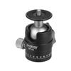 Andoer MT-03 Mini Ball Head DSLR ILDC Camera Tripod Monopd Quick Attach U Slotted Aluminum Alloy Ball Max Load Capacity Photography Accessories 5kg/11LB view 1