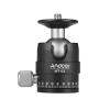 Andoer MT-03 Mini Ball Head DSLR ILDC Camera Tripod Monopd Quick Attach U Slotted Aluminum Alloy Ball Max Load Capacity Photography Accessories 5kg/11LB view 3