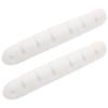 Beavorty 2pcs Slot Cable Organizer for Desk Easy Install Adhesive Clip for Charging Cords USB Data Cables and Headphones for Use view 1