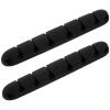 Beavorty 2pcs Slot Desk Cable Organizer for USB Cords Headphones and Wires Self-Adhesive for Home Office and Car and Practical Design for Storage view 1
