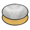 Andoer 24" 60cm Portable Collapsible Disc Light Reflector Photography Reflector Gold and Silver 2-in-1 for Portrait Photography Live Streaming view 1