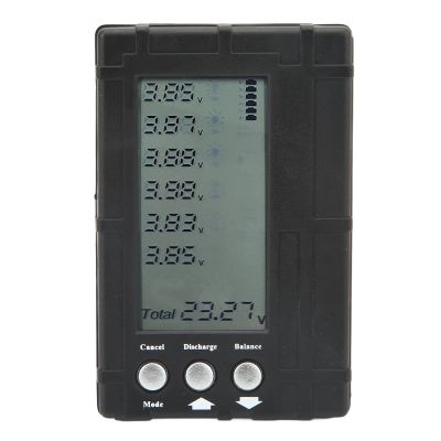 EVTSCAN 3 in 1 Battery Capacity Checker Balancer Discharger Digital LCD Display Battery Meter for Model Airplane