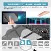 CDEFG for 2023 2024 2025 2026 Honda CR-V Screen Protector for 2023-2026 Honda CR-V Hybrid EX-L Sport Touring 9 Inch Touch Screen Protector Foils Navigation Display Screen Cover Tempered Glass HD Clear view 4