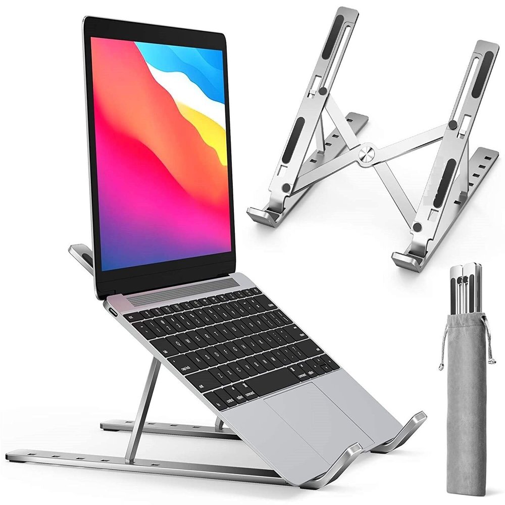 Spancare Laptop Computer Stand Tablet Stand, Foldable Portable Desktop Holder