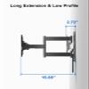 Universal Motion RV Mount for TVs 23 - 43, Extends 15.8, VESA 75x75mm to 200x200mm, Easy Cable Access, Easy To Install, Locking Mechanism When Traveling. UL Tested. Capacity 66lbs. Model ERMSS1-01B view 2