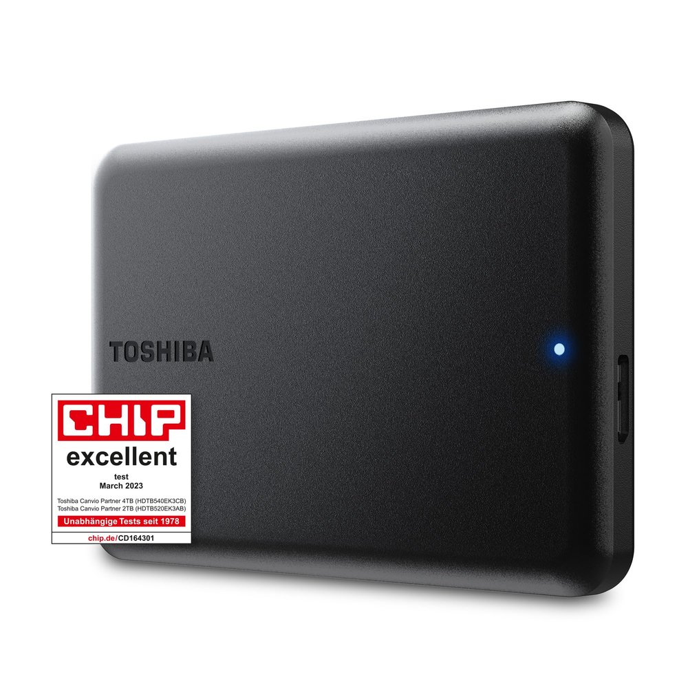 Toshiba Canvio Partner 2TB Portable 2.5 External Hard Drive, USB 3.2, Mac & Windows Compatible. Xbox, PS4, PS5