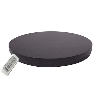 rUrEu 360 Automatic Revolving Platform Large Capacity, Electric Rotating Turntable for Photography, Rotating Display Stand/Black/35Cm Load 60Kg