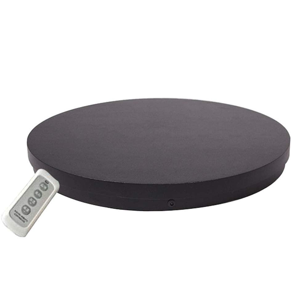 rUrEu 360 Automatic Revolving Platform Large Capacity, Electric Rotating Turntable for Photography, Rotating Display Stand/Black/35Cm Load 60Kg