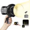 Video Light, Colbor CL100X 110W Bi-Colour Video Light 2700K-6500K CRI97+ COB Continuous Aluminium with Bowens Mount APP Control 10 Light Effect for Photography, Daylight LED Video Light Photo Studio view 1