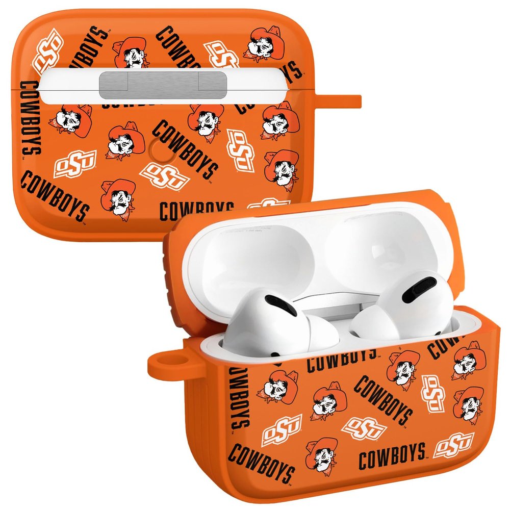 Affinity Bands Oklahoma State Cowboys HDX Case Cover Compatible with Apple AirPods Pro 1 & 2 (Select)