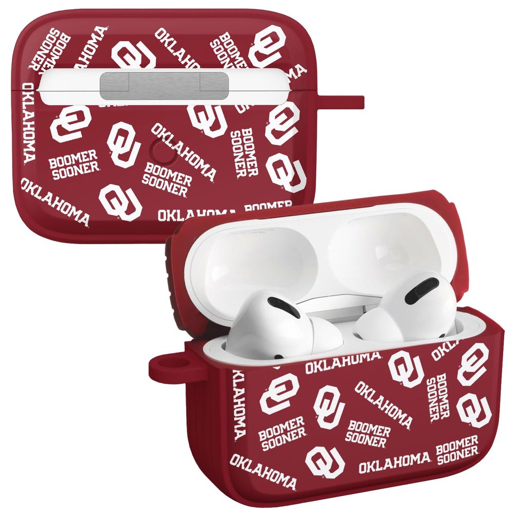 Affinity Bands Oklahoma Sooners HDX Case Cover Compatible with Apple AirPods Pro 1 & 2 (Select)