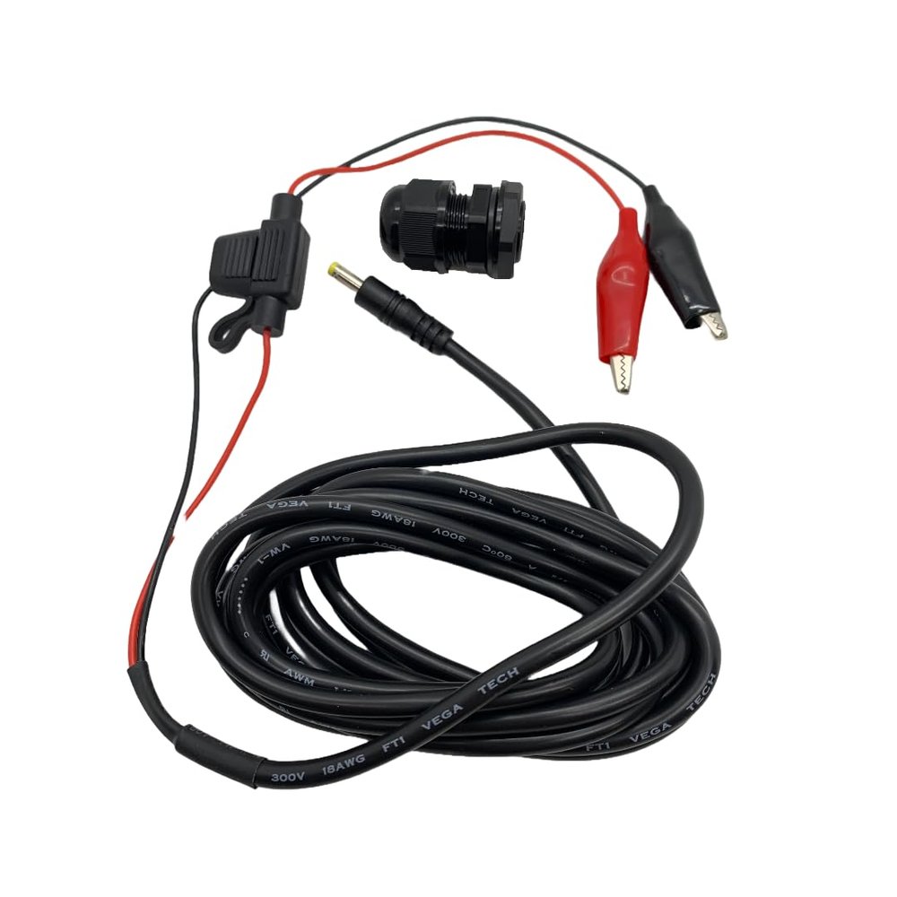 BareHill 12V Power Cable Compatible with Tactacam Reveal X XB SK and WiseEye Trail Camera Cord Includes 2Amp Fuse
