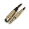 MyCableMart 50Ft XLR 3P Female to 1/4"" TRS (Balanced) Male Microphone Cable view 2